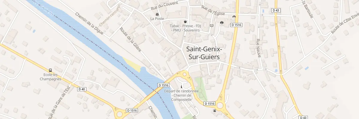Plan du 31 Rue du centre à Saint-Genix-les-Villages