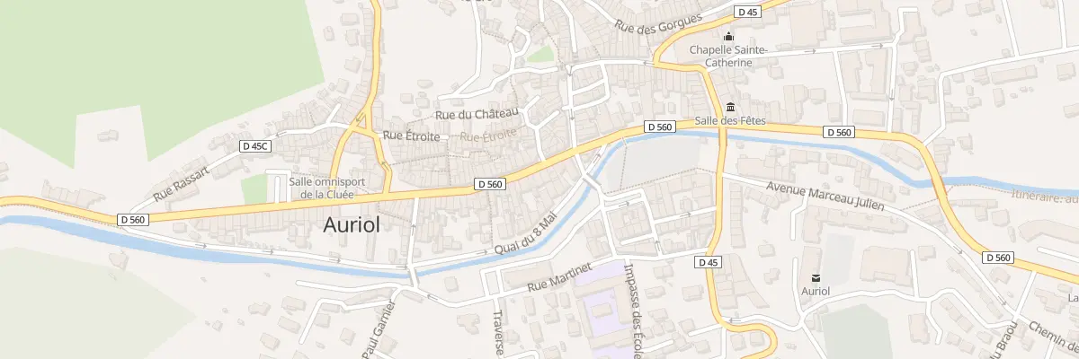 Plan du 12 Rue Grande à Auriol