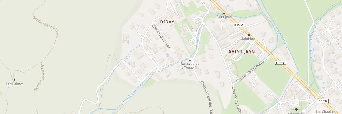Plan du 189 Che du Diday à Noyarey
