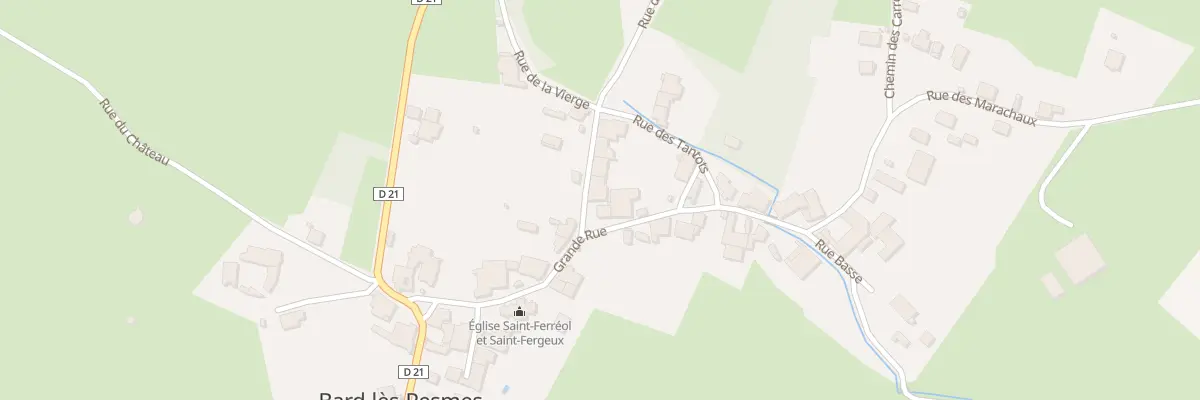 Plan du 4 Rue du Mont à Bard-lès-Pesmes