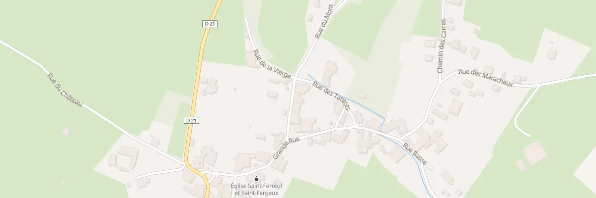 Plan du 8 Rue du Mont à Bard-lès-Pesmes