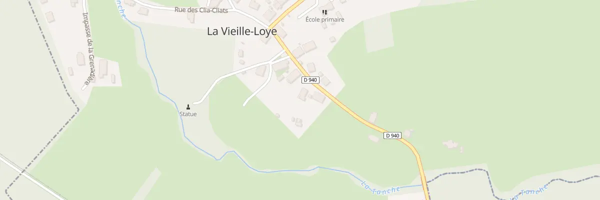 Plan du 9 Rue de la Chapelle à La Vieille-Loye