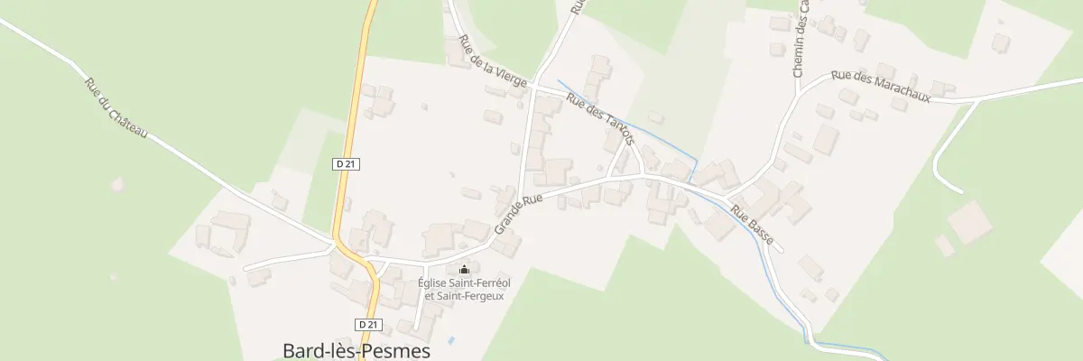 Plan du 15 Gr Grande Rue à Bard-lès-Pesmes