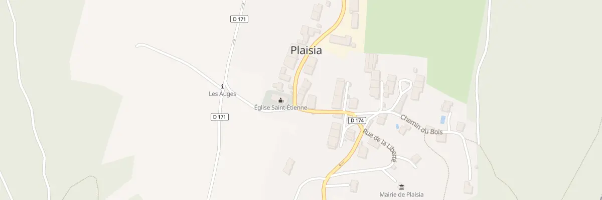 Plan du 3 Rue des Geais à Plaisia