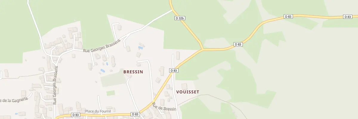 Plan du 5245 Brouillet à Contrevoz