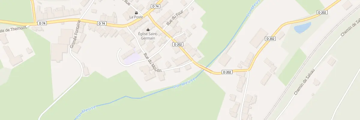 Plan du 13 Rue du Moulin à Harréville-les-Chanteurs