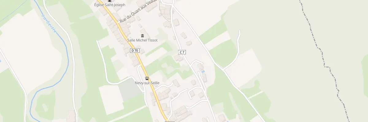 Plan du 321 Rue du Château Guinand à Nevy-sur-Seille