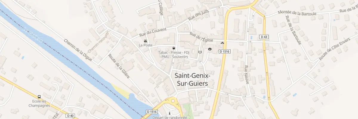 Plan du 98 Rue du centre à Saint-Genix-les-Villages