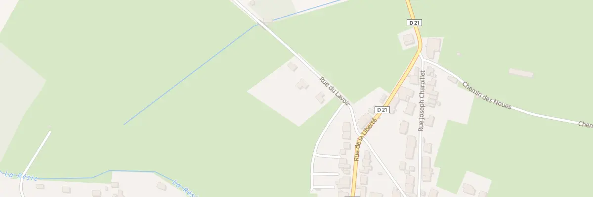 Plan du 9 Rue du Lavoir à Valay