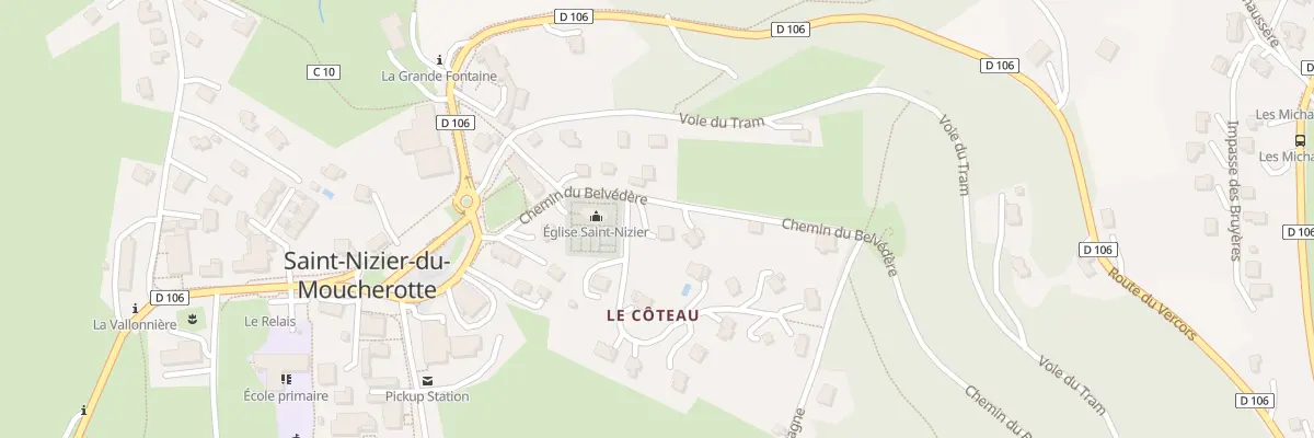Plan du 62 Che du Belvedere à Saint-Nizier-du-Moucherotte
