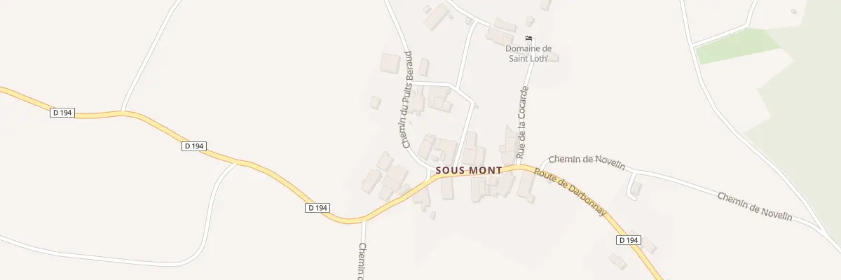 Plan du 12 Rte de Darbonnay à Saint-Lothain