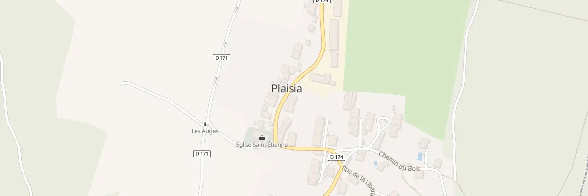 Plan du 11 Rue des Geais à Plaisia