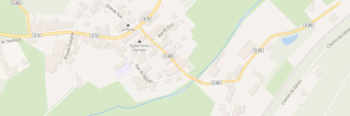 Plan du 5 Rue du Pont à Harréville-les-Chanteurs