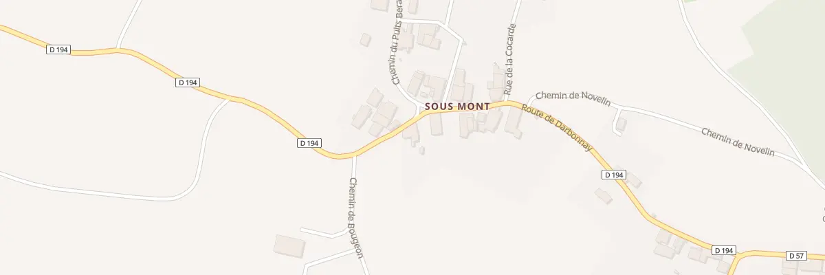 Plan du 23 Rte de Darbonnay à Saint-Lothain
