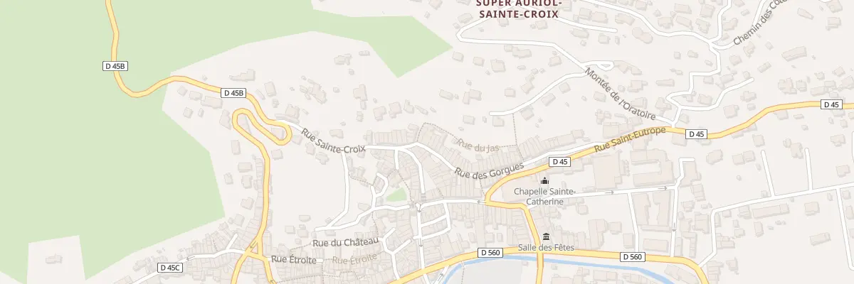 Plan du 3 Rue des Gorgues à Auriol