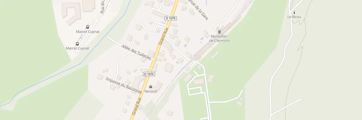 Plan du 72 Che de Ferrier à Monestier-de-Clermont
