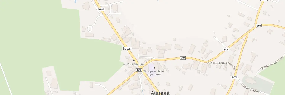 Plan du 7 Rue du Yavaud à Aumont