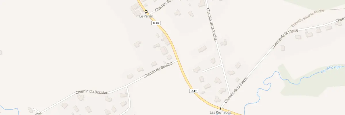 Plan du 20 Che du Bouillat à Saint-Étienne-de-Crossey