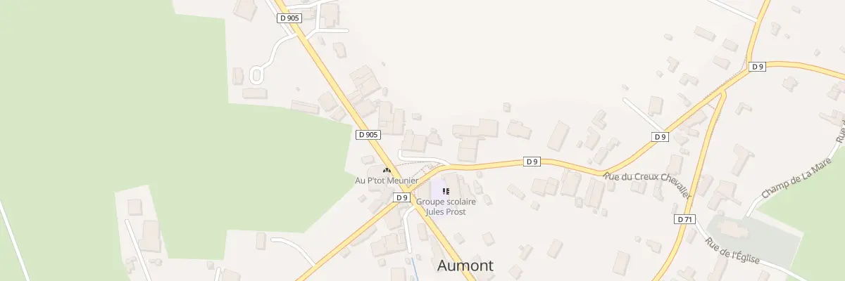 Plan du 3 Rue du Yavaud à Aumont
