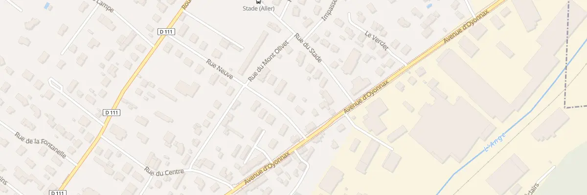 Plan du 4 Rue Neuve à Bellignat