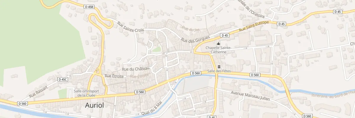 Plan du 8 Rue Fleurie à Auriol