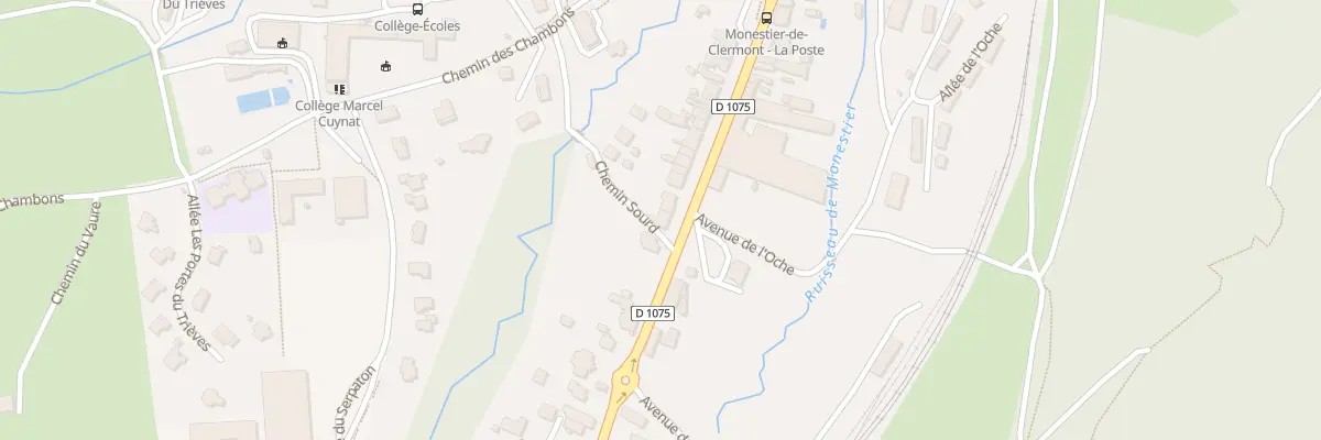 Plan du 178 Grand Rue à Monestier-de-Clermont