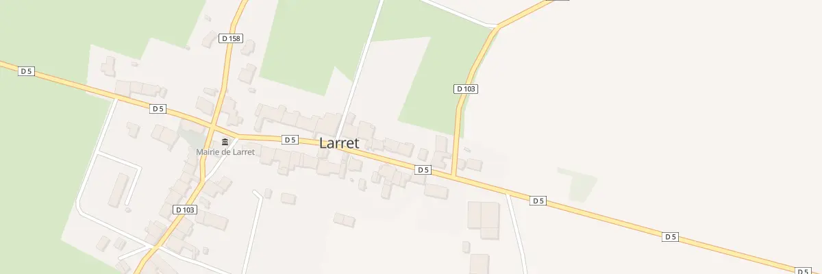 Plan du 4 Voie Romaine à Larret