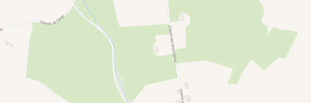 Plan du 350 Che des Mourrelières à Lachau