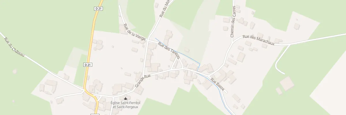 Plan du 1 Rle des Tantots à Bard-lès-Pesmes