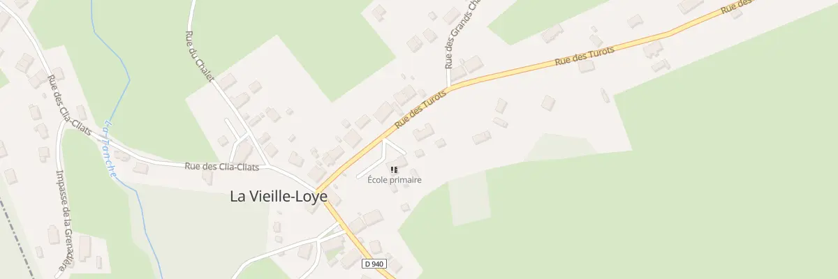Plan du 3 Rue des Turots à La Vieille-Loye
