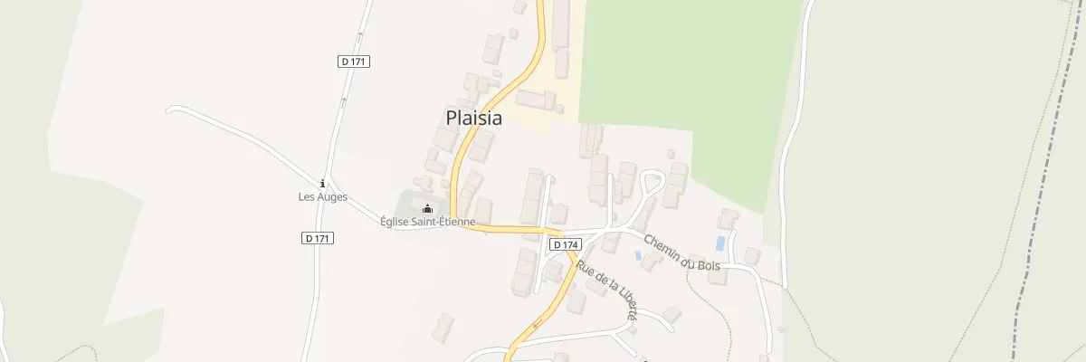 Plan du 4 Imp Lacuzon à Plaisia