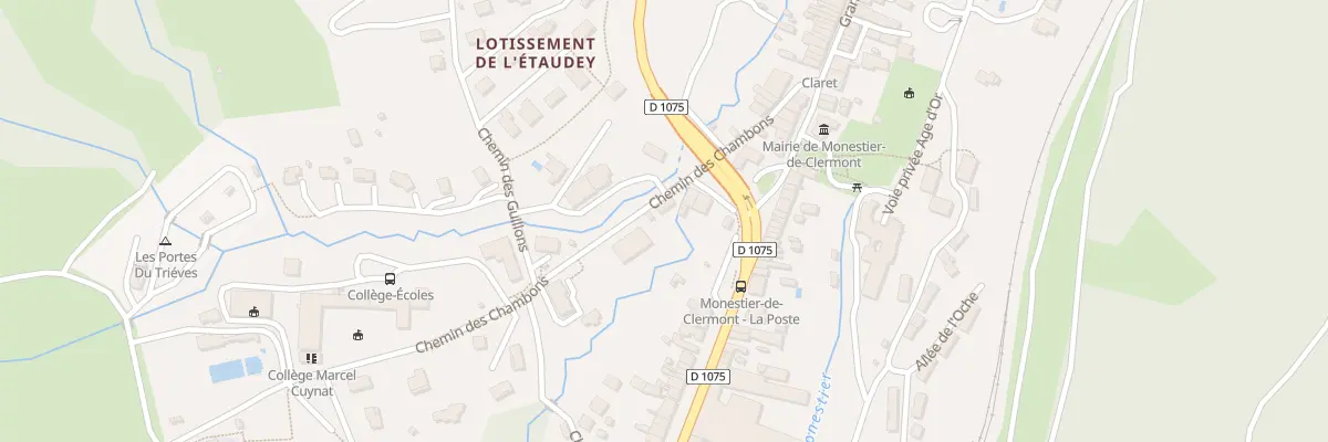 Plan du 5 Che des Chambons à Monestier-de-Clermont