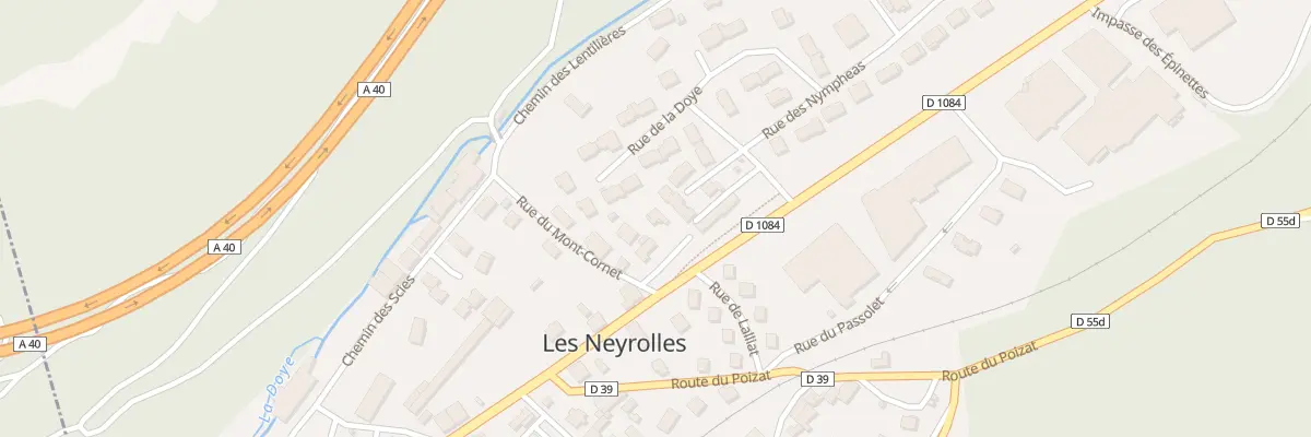 Plan du 1 Pl des Vignettes aux Neyrolles