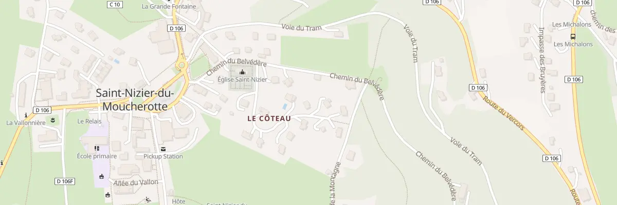 Plan du 173 Imp du Côteau à Saint-Nizier-du-Moucherotte