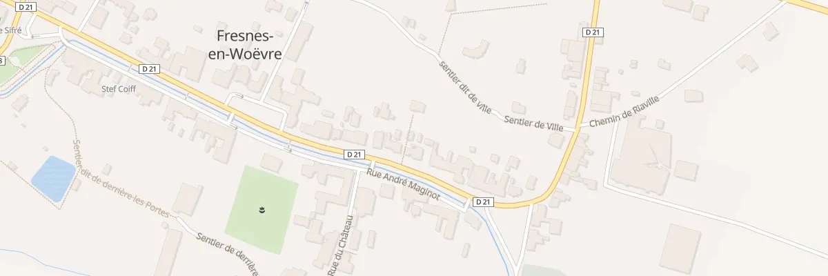 Plan du 22 Rue de Metz à Fresnes-en-Woëvre