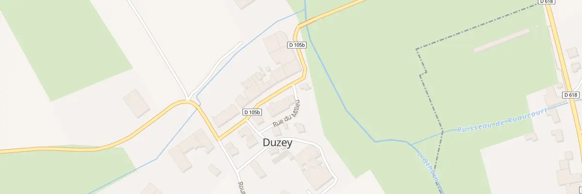 Plan du 3 Rue du Milieu à Duzey