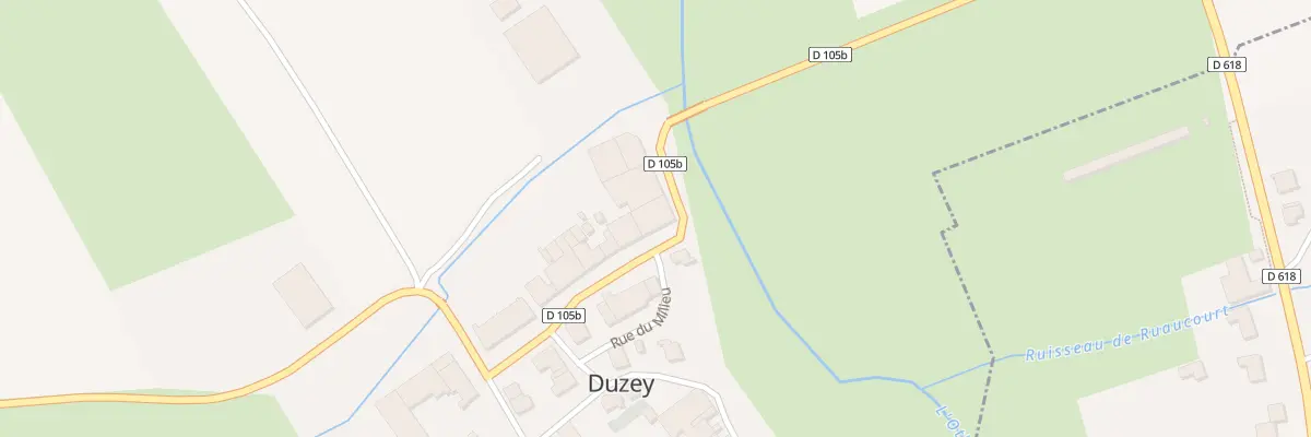 Plan du 11 Rue La Grande Rue à Duzey