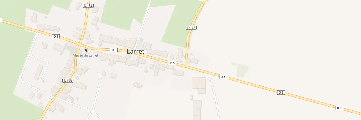 Plan du 2 Voie Romaine à Larret