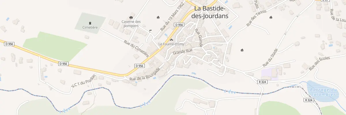 Plan du 103 Grande Rue à La Bastide-des-Jourdans