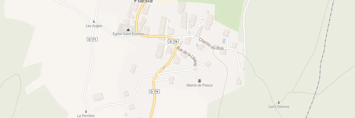 Plan du 4 Che des Perrières à Plaisia