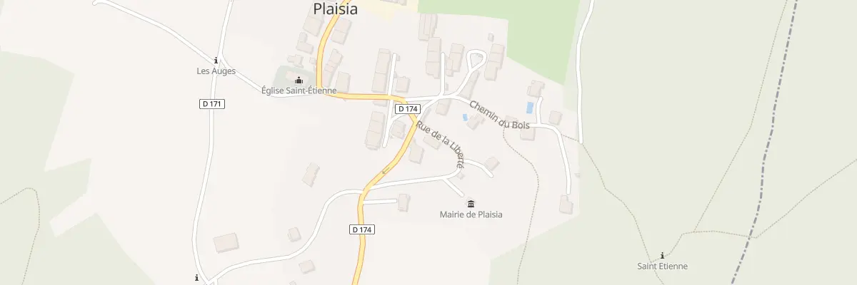 Plan du 2 Che des Perrières à Plaisia