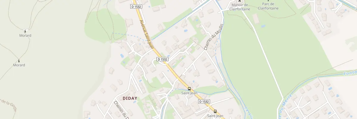 Plan de Av Saint-Jean à Noyarey