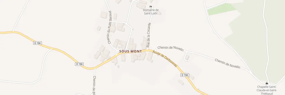 Plan du 1 Rue de la Cocarde à Saint-Lothain