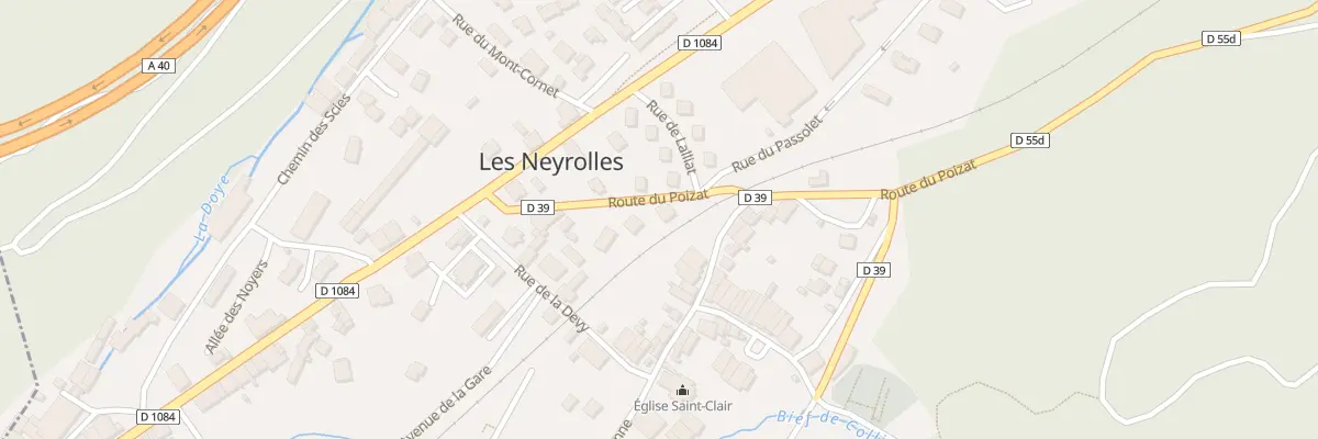 Plan du 10 Rte Route du Poizat aux Neyrolles