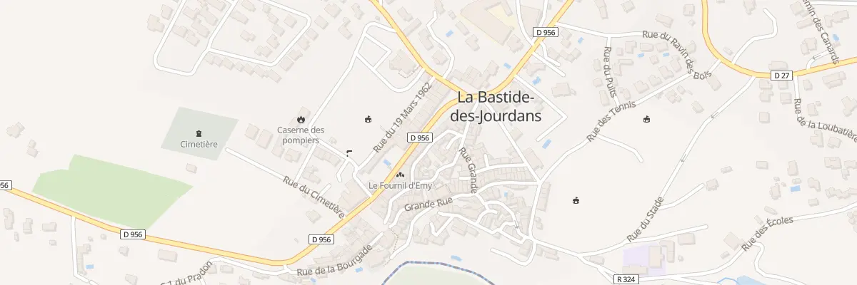 Plan du 32 Rue de la Pombosse à La Bastide-des-Jourdans