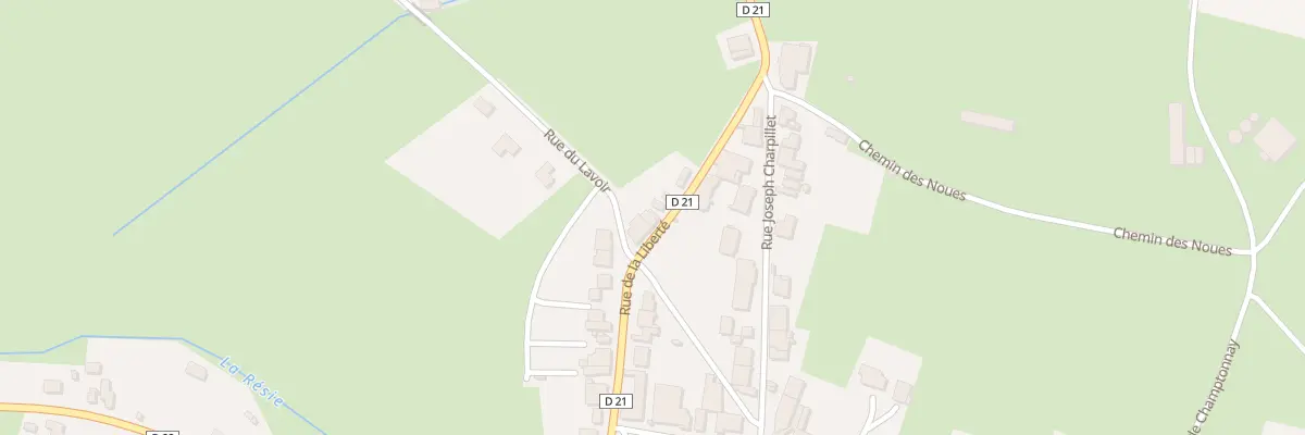 Plan du 31 Rue de la Liberté à Valay