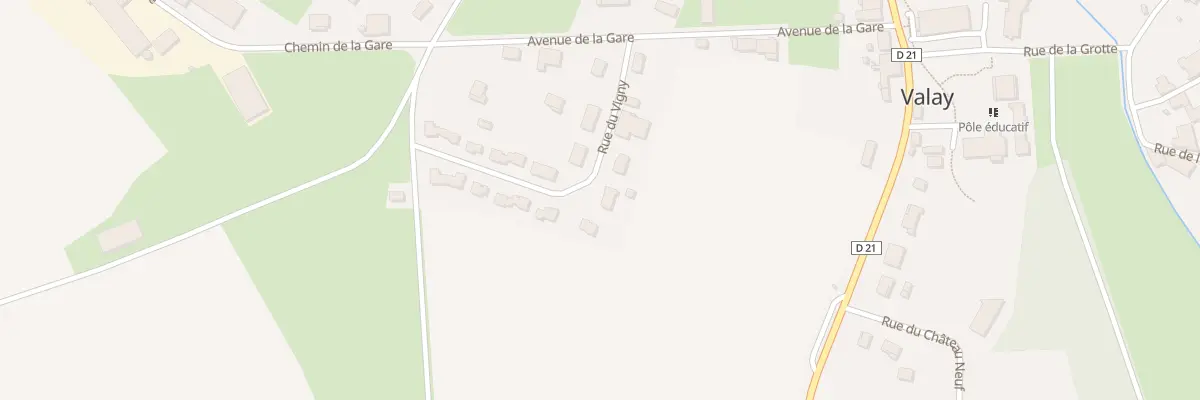 Plan du 16 Rue du Vigny à Valay