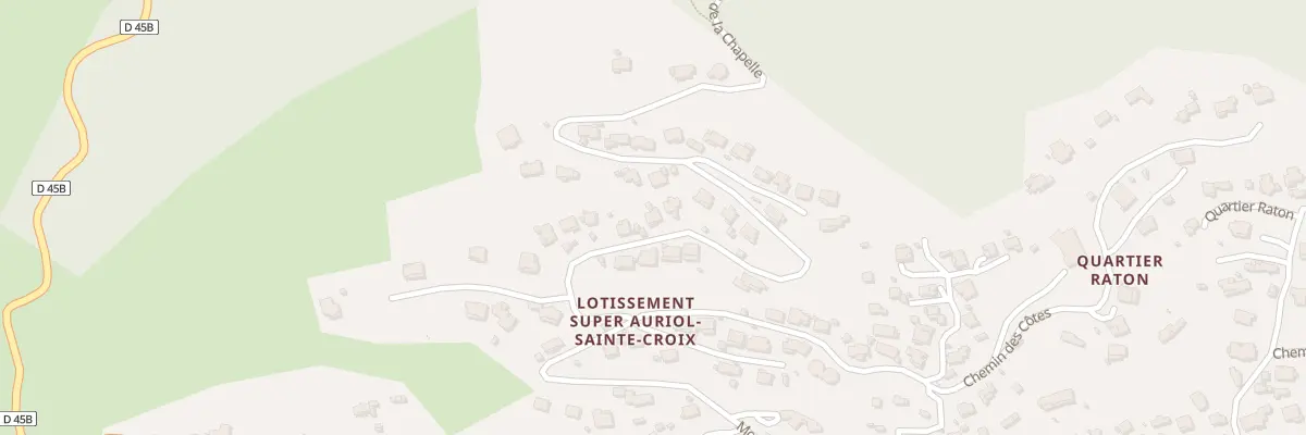 Plan du 561 Mte de l’Oratoire à Auriol