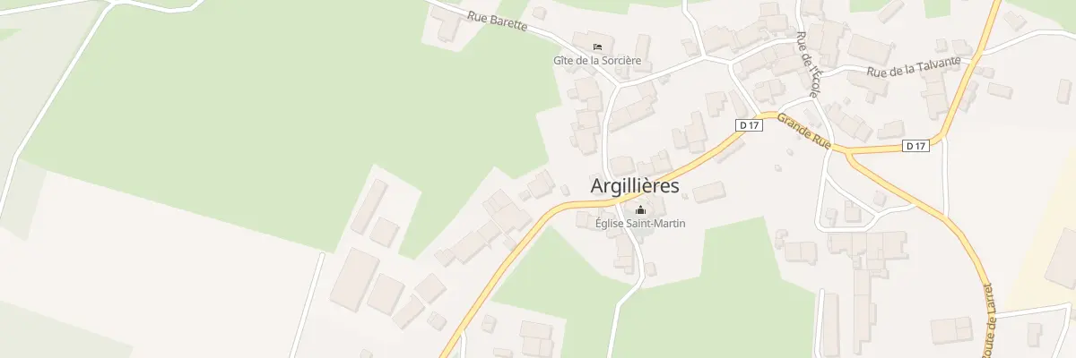Plan du 14 Rte de Pierrecourt à Argillières