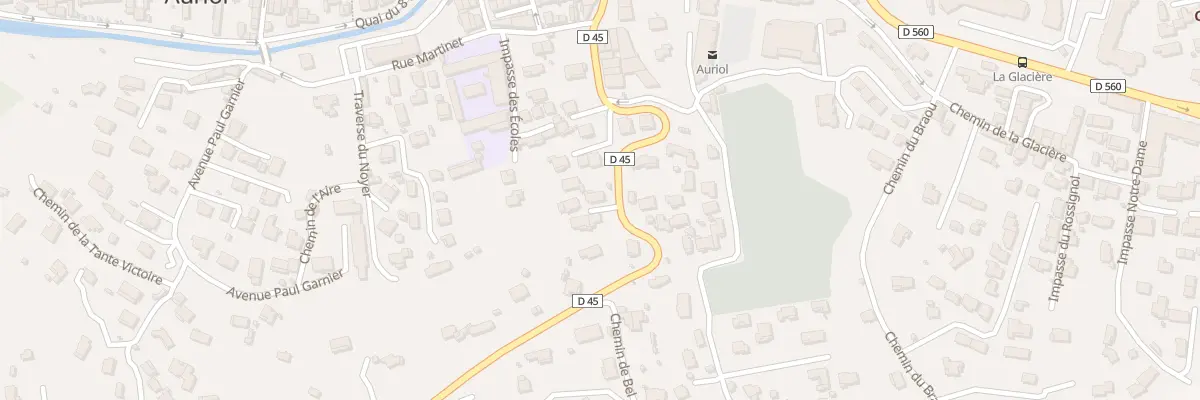 Plan du 20 Devant-Ville à Auriol